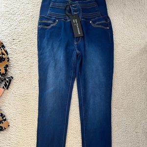 High waisted jegging